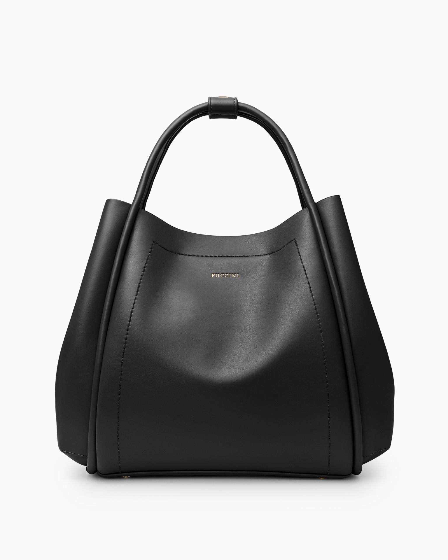 Torebka damska typu worek czarna