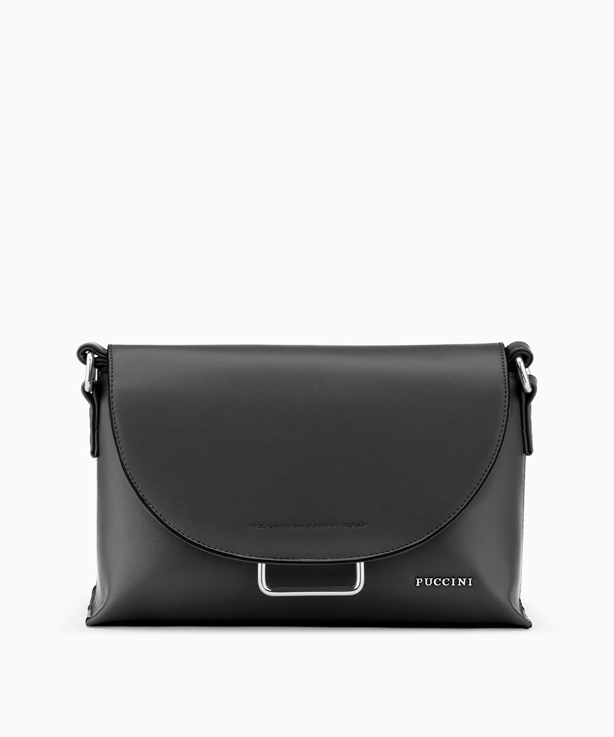 バッグ tetu Torebka damska crossbody z ozdobnym zapięciem na zatrzask