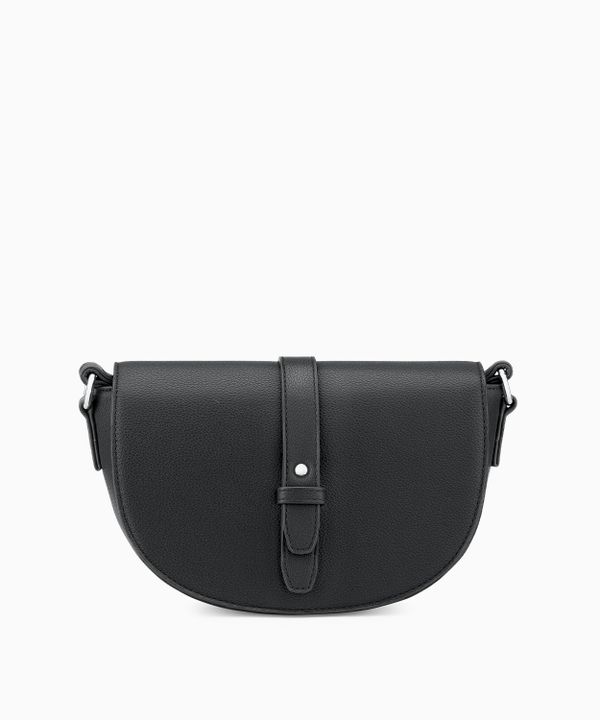 Torebka damska listonoszka crossbody z regulowanym paskiem czarna