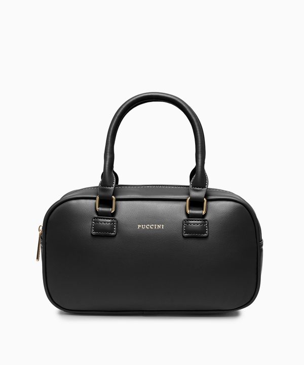 Torebka damska typu kuferek mała czarna