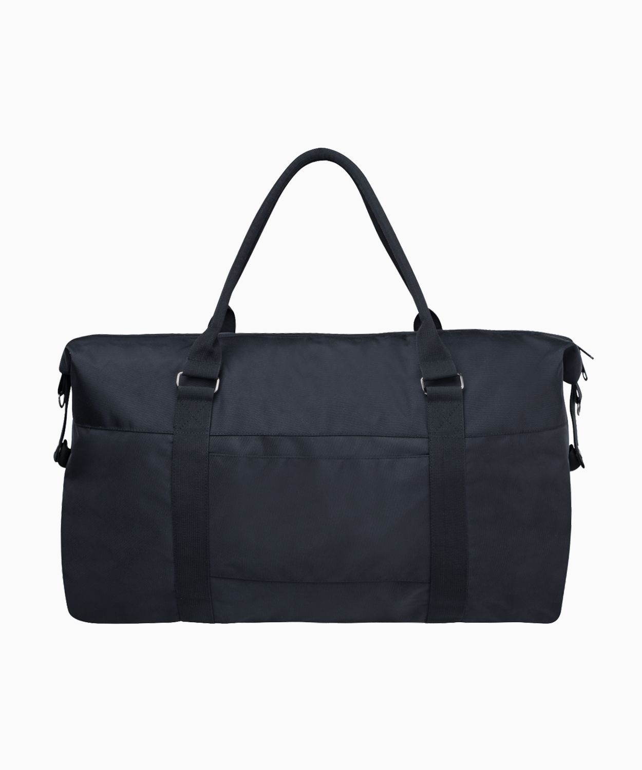 Czarna torba podróżna z regulowanym paskiem