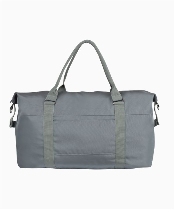 Zielona torba podróżna z regulowanym paskiem