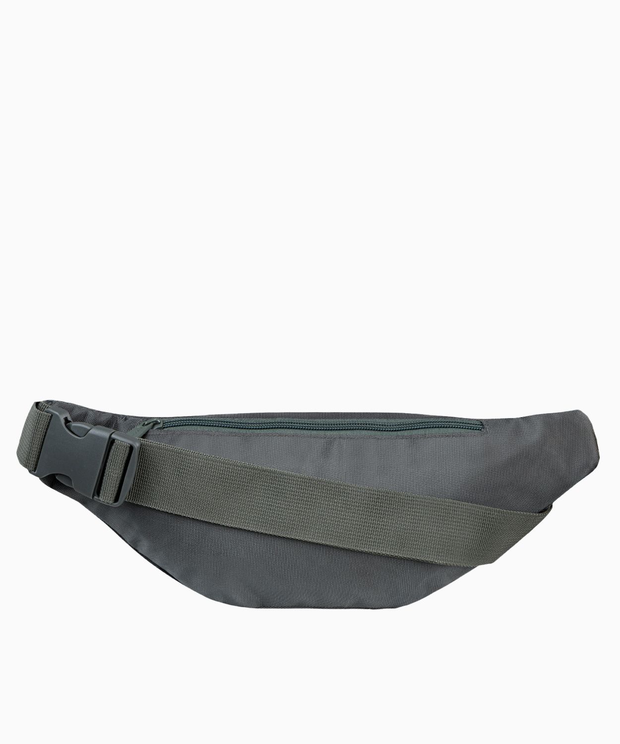 Zielona materiałowa nerka z neonową podszewką