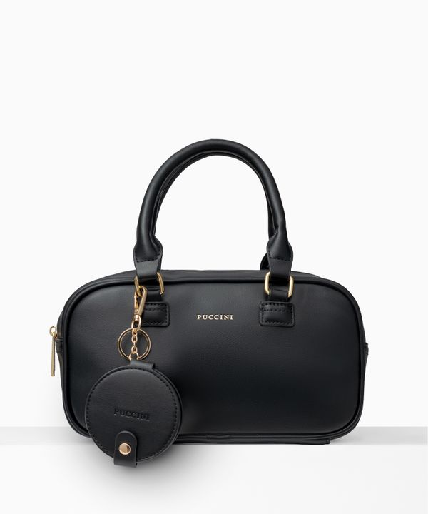 Charms do torebki z lusterkiem czarny