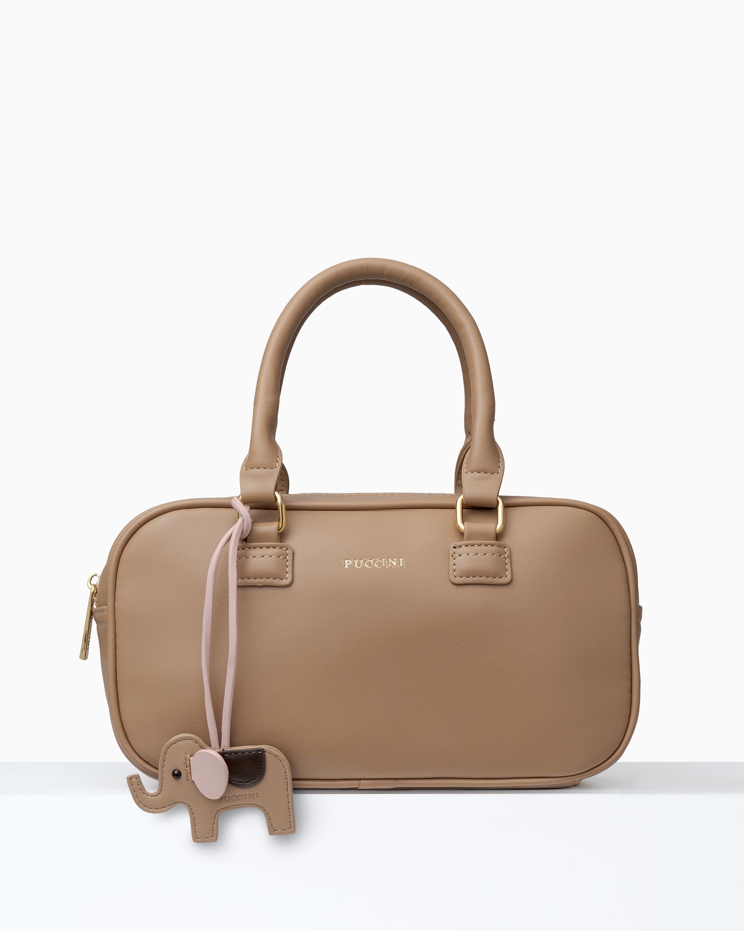 Charms do torebki słoń beżowy