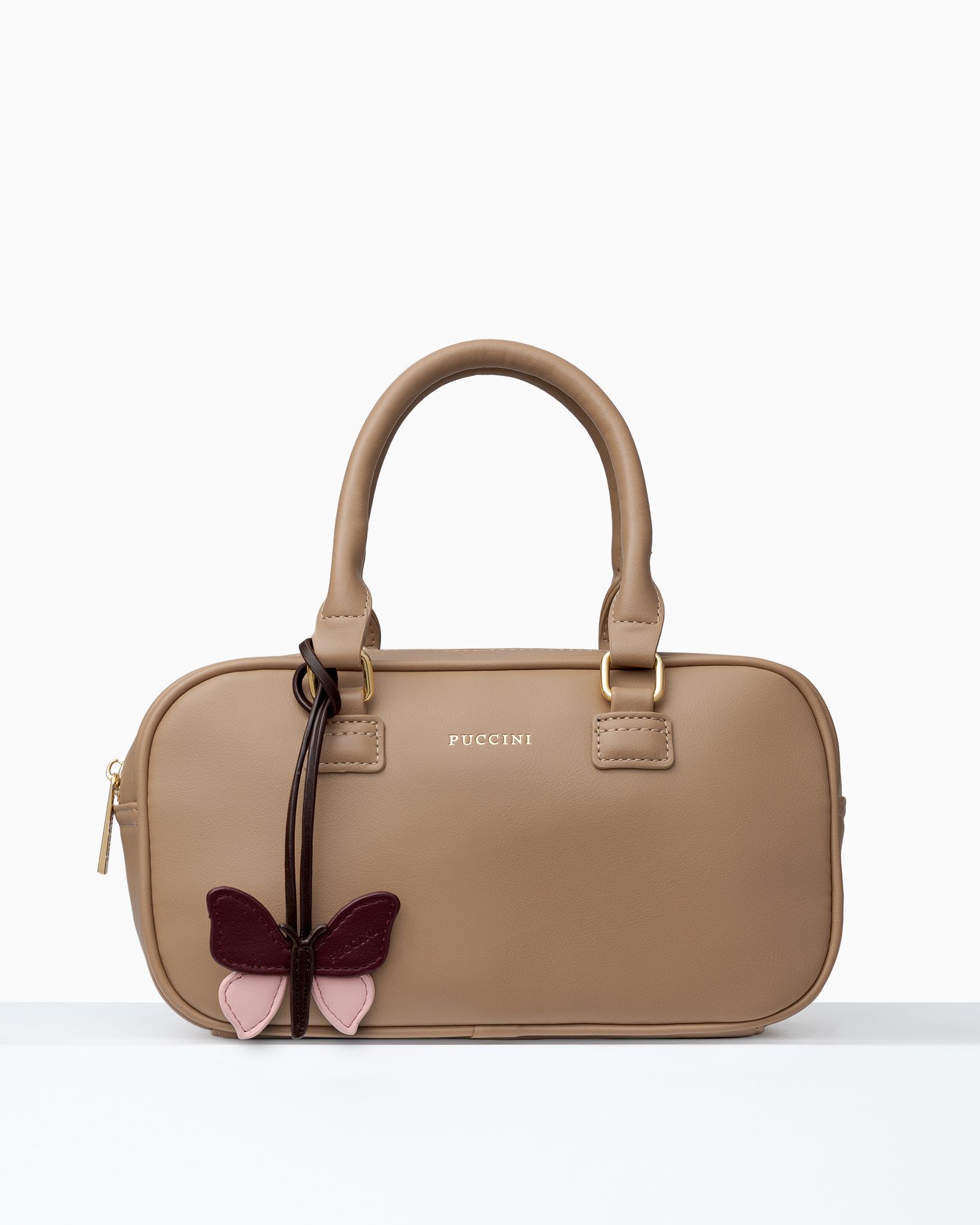 Charms do torebki motyl burgundowy