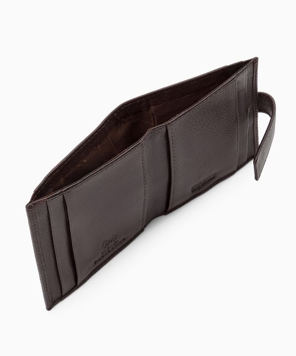 Skórzane etui na karty - brązowe