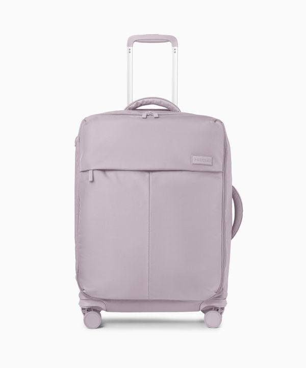 Walizka średnia z nylonu różowa