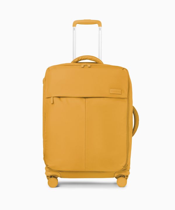 Walizka średnia z nylonu żółta