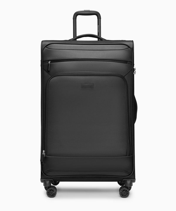 Walizka duża miękka czarna