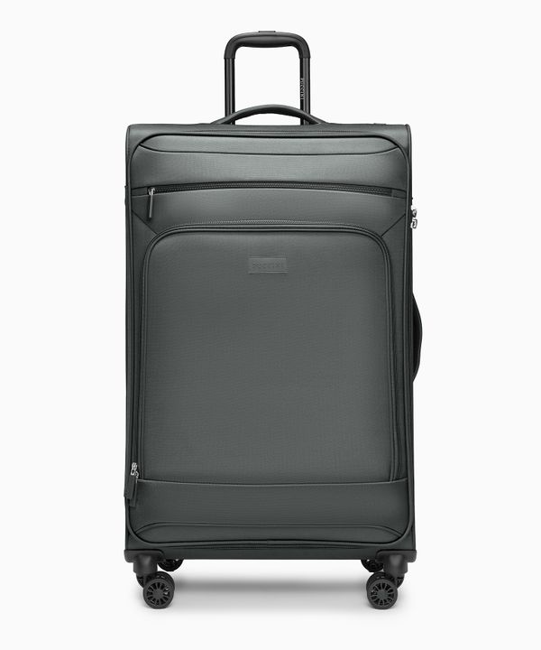 Walizka duża miękka szara