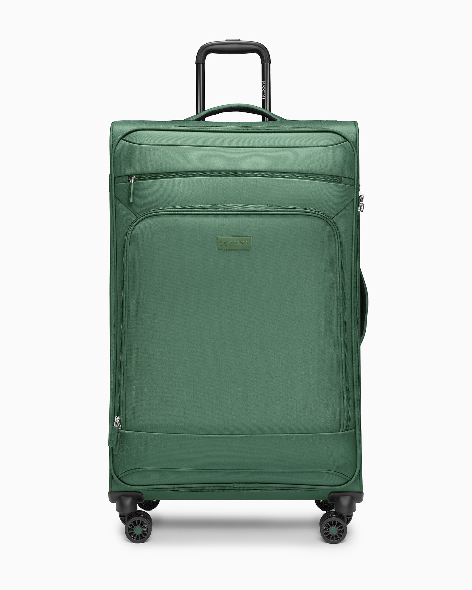 Walizka duża miękka zielona