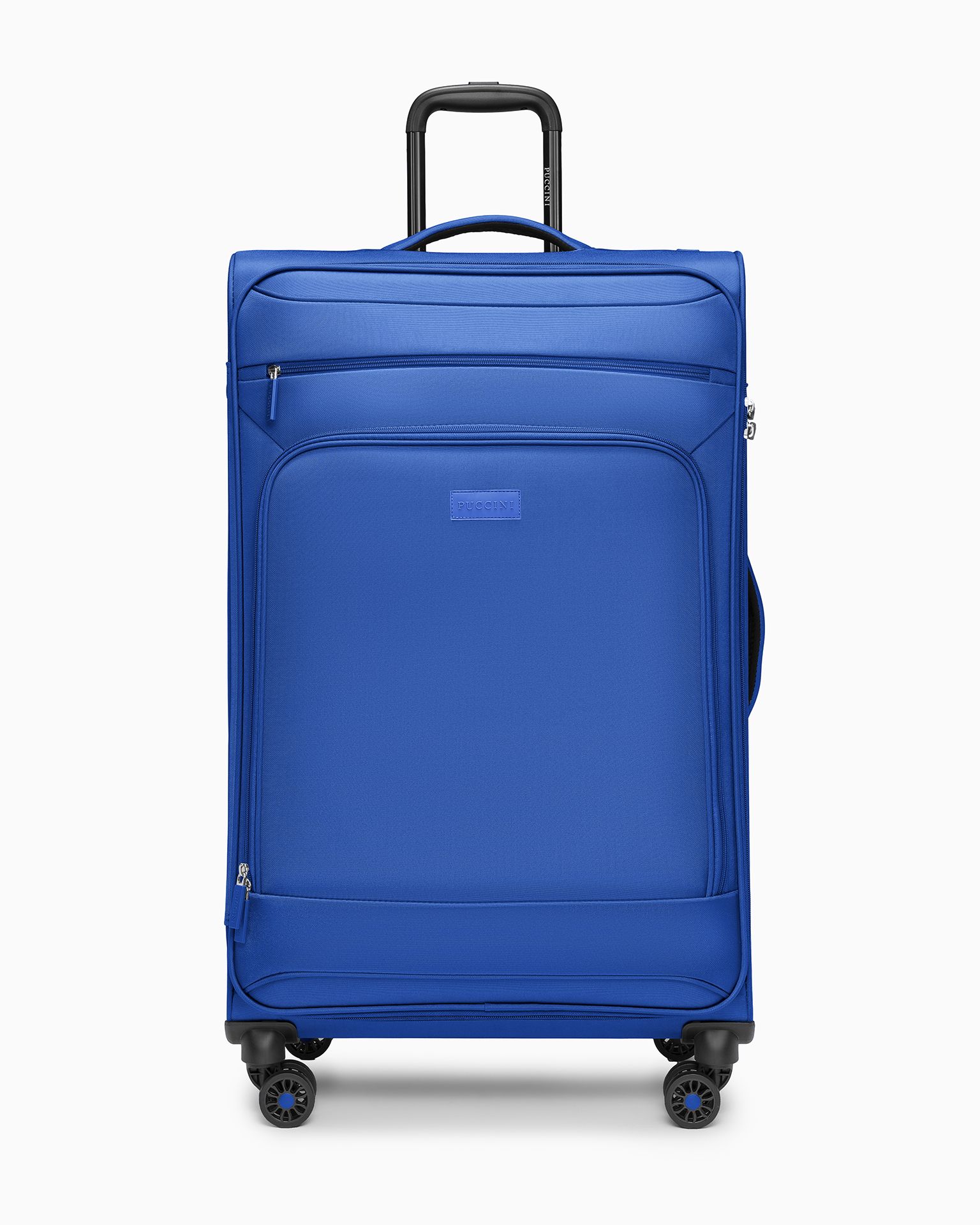 Walizka duża miękka niebieska