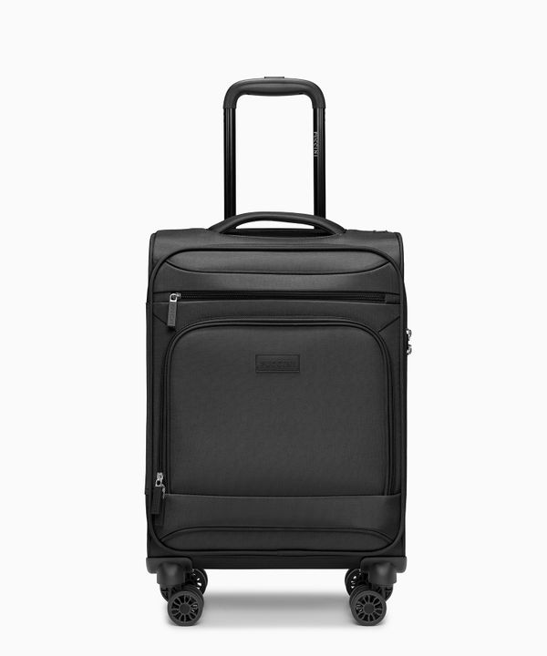 Walizka kabinowa miękka czarna