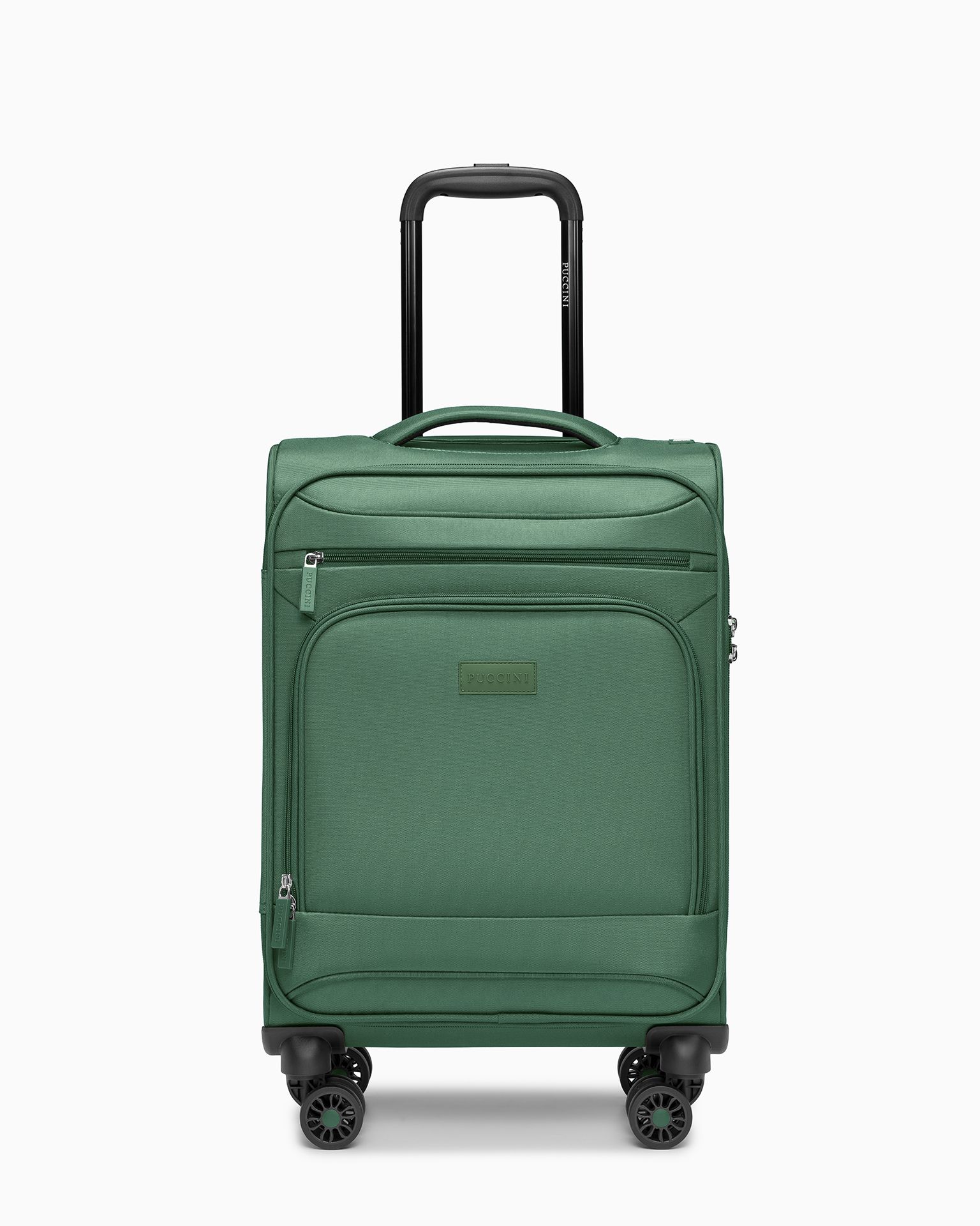 Walizka kabinowa miękka zielona