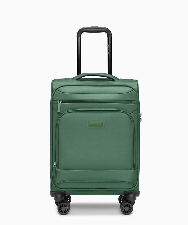 Walizka kabinowa miękka zielona