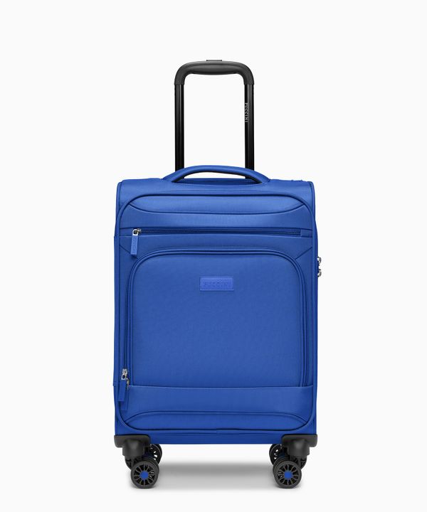 Walizka kabinowa miękka niebieska