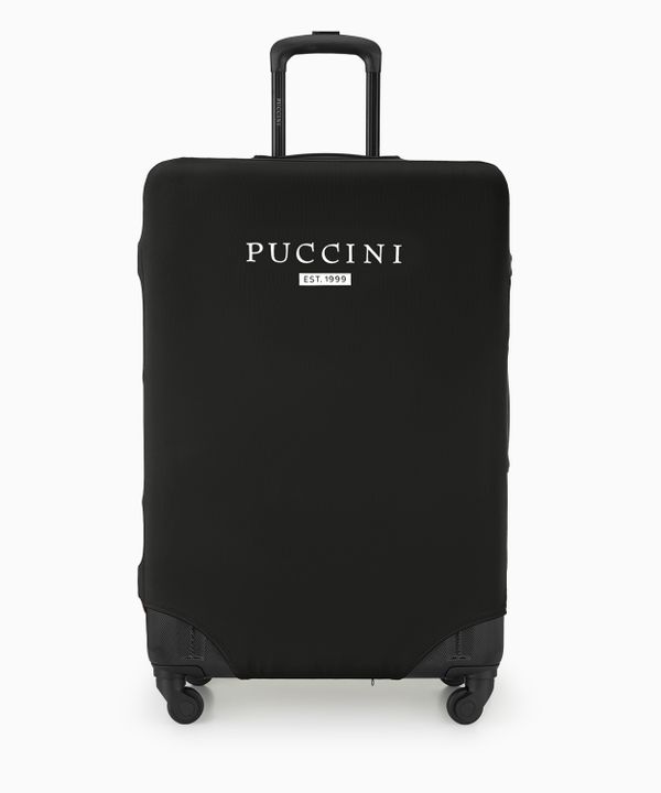 Pokrowiec na dużą walizkę elastyczny czarny