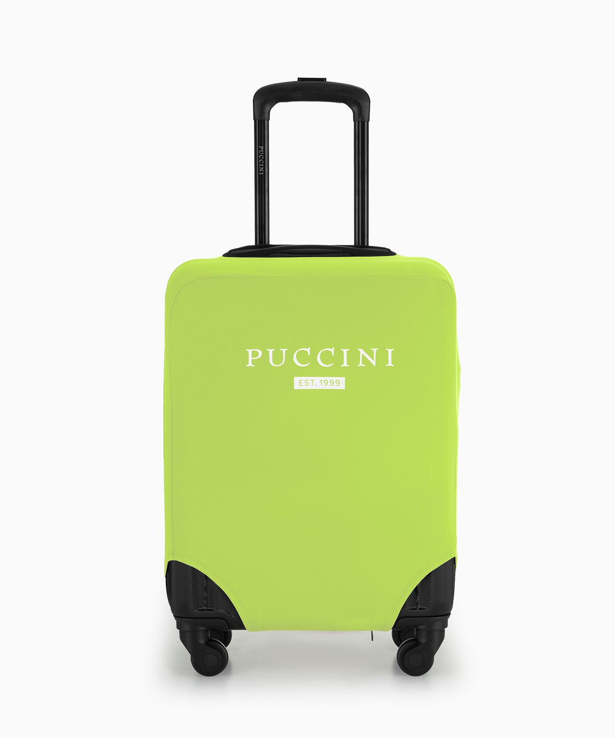 Pokrowiec ochronny na małą walizkę limonkowy