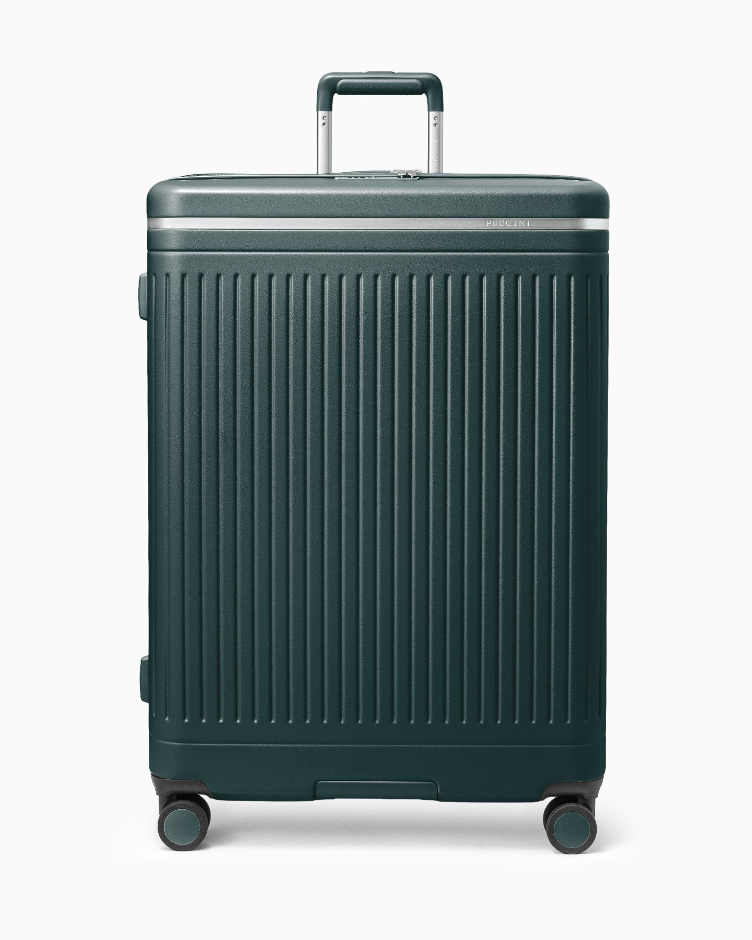 Walizka duża z poliwęglanu zielona