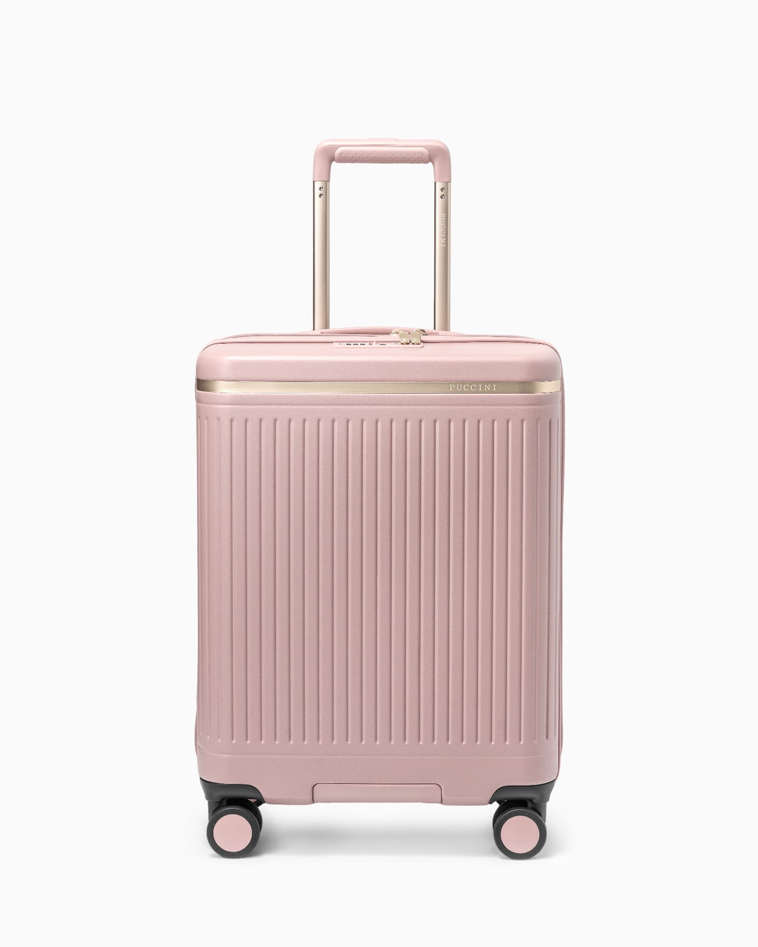 Walizka kabinowa z poliwęglanu różowa