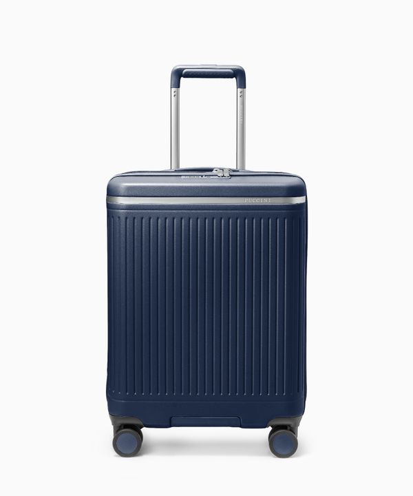 Walizka kabinowa z poliwęglanu granatowa