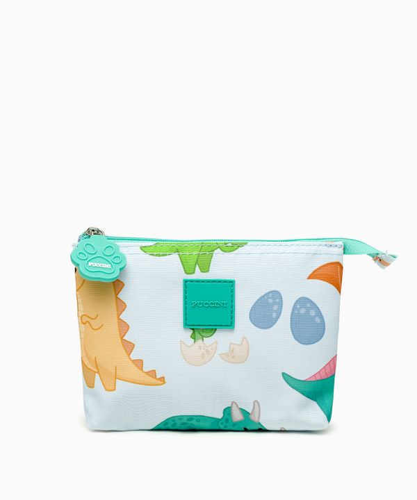 Kosmetyczka dla dzieci mała niebieska dinozaury