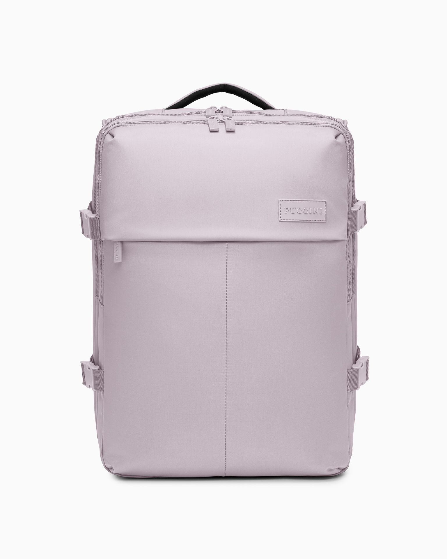 Plecak podróżny z kieszenią na laptopa 15,6 cali różowy