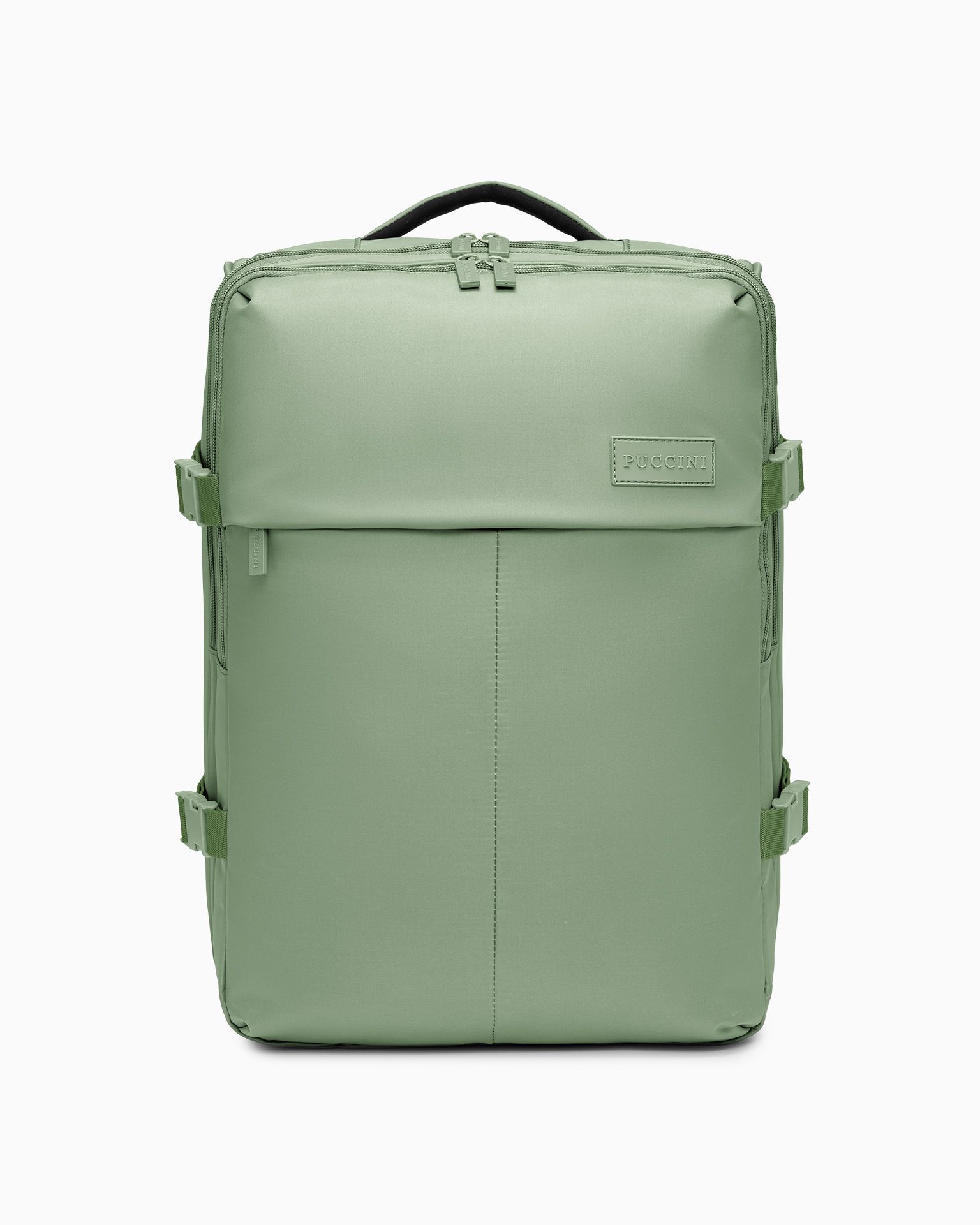 Plecak podróżny z kieszenią na laptopa 15,6 cali zielony