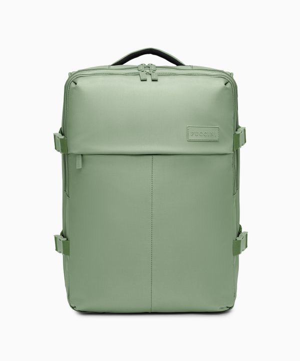 Plecak podróżny z kieszenią na laptopa 15,6 cali zielony