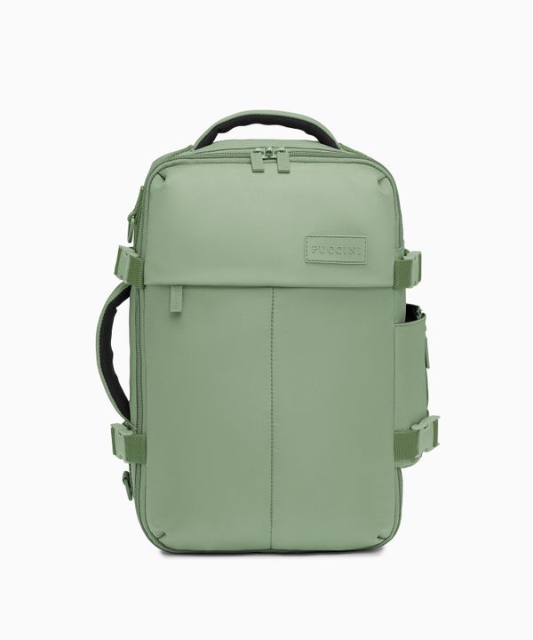 Plecak podróżny do samolotu zielony