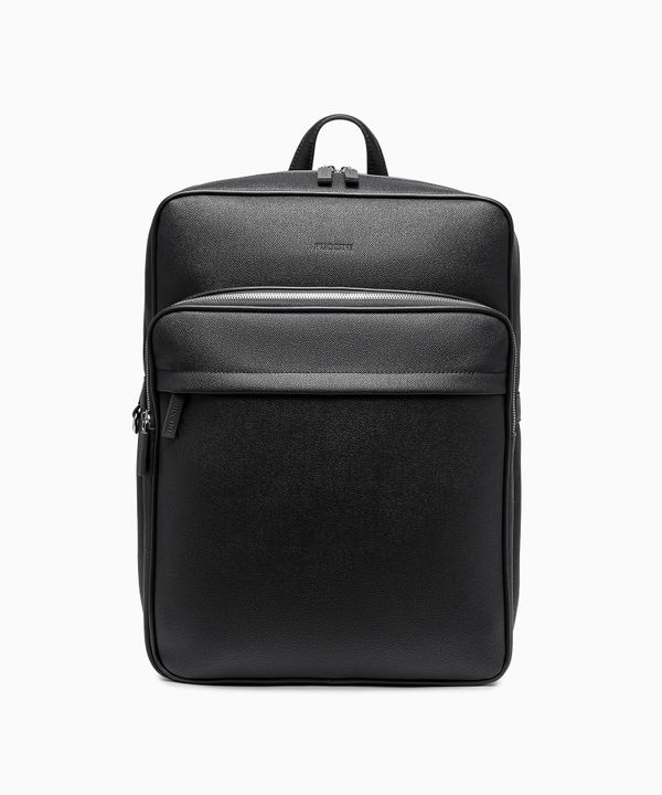 Plecak na laptopa 17" ze skóry ekologicznej czarny