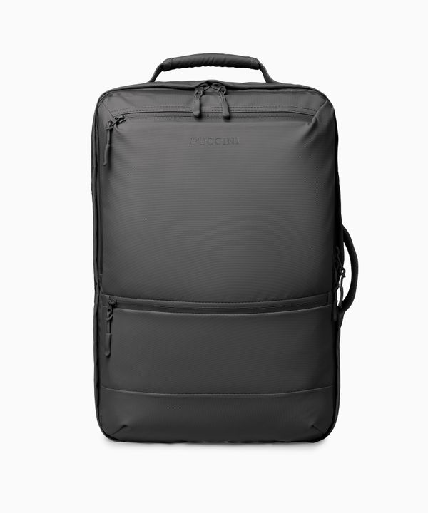 Plecak podróżny z kieszenią RFID czarny