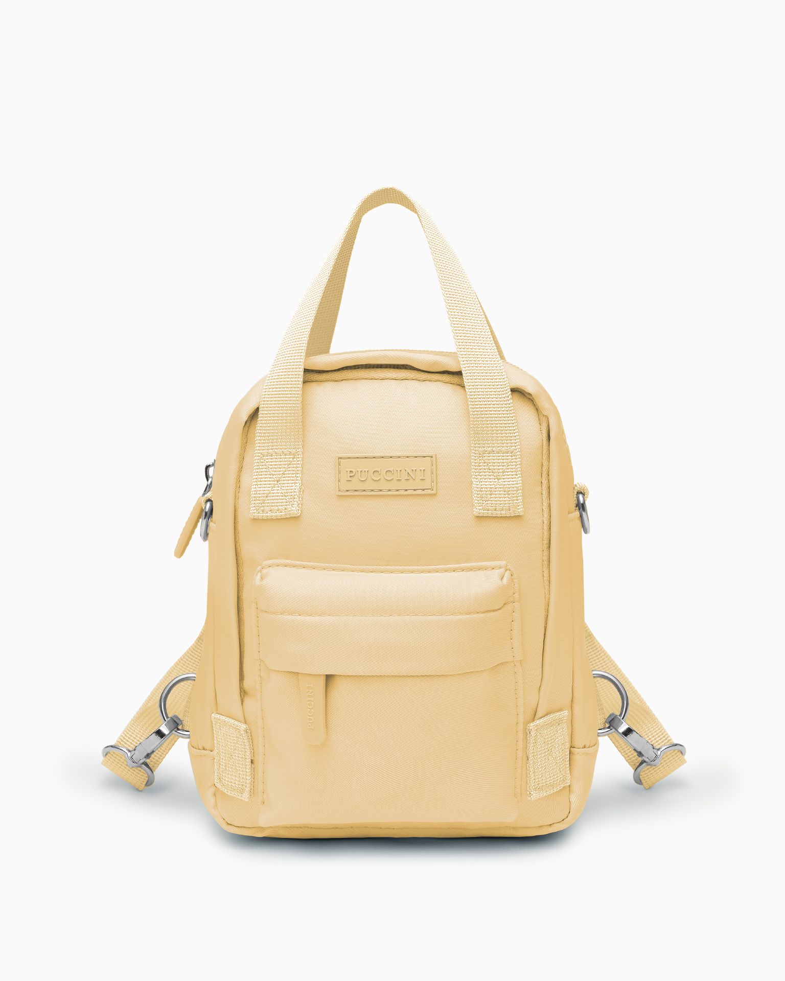 Plecak z torebką 2w1 mini żółty