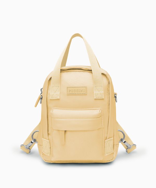 Plecak z torebką 2w1 mini żółty