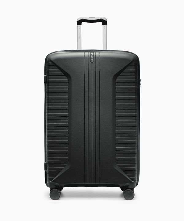 Walizka duża na kółkach z polipropylenu czarna