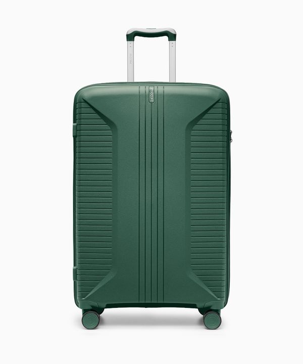 Walizka duża na kółkach z polipropylenu zielona