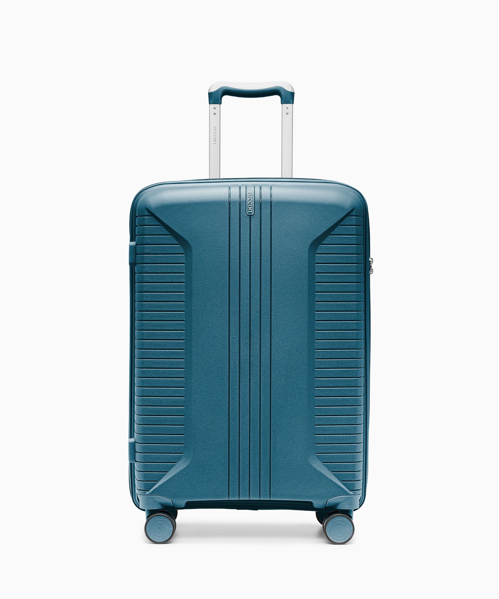 Walizka średnia na kółkach z polipropylenu morska