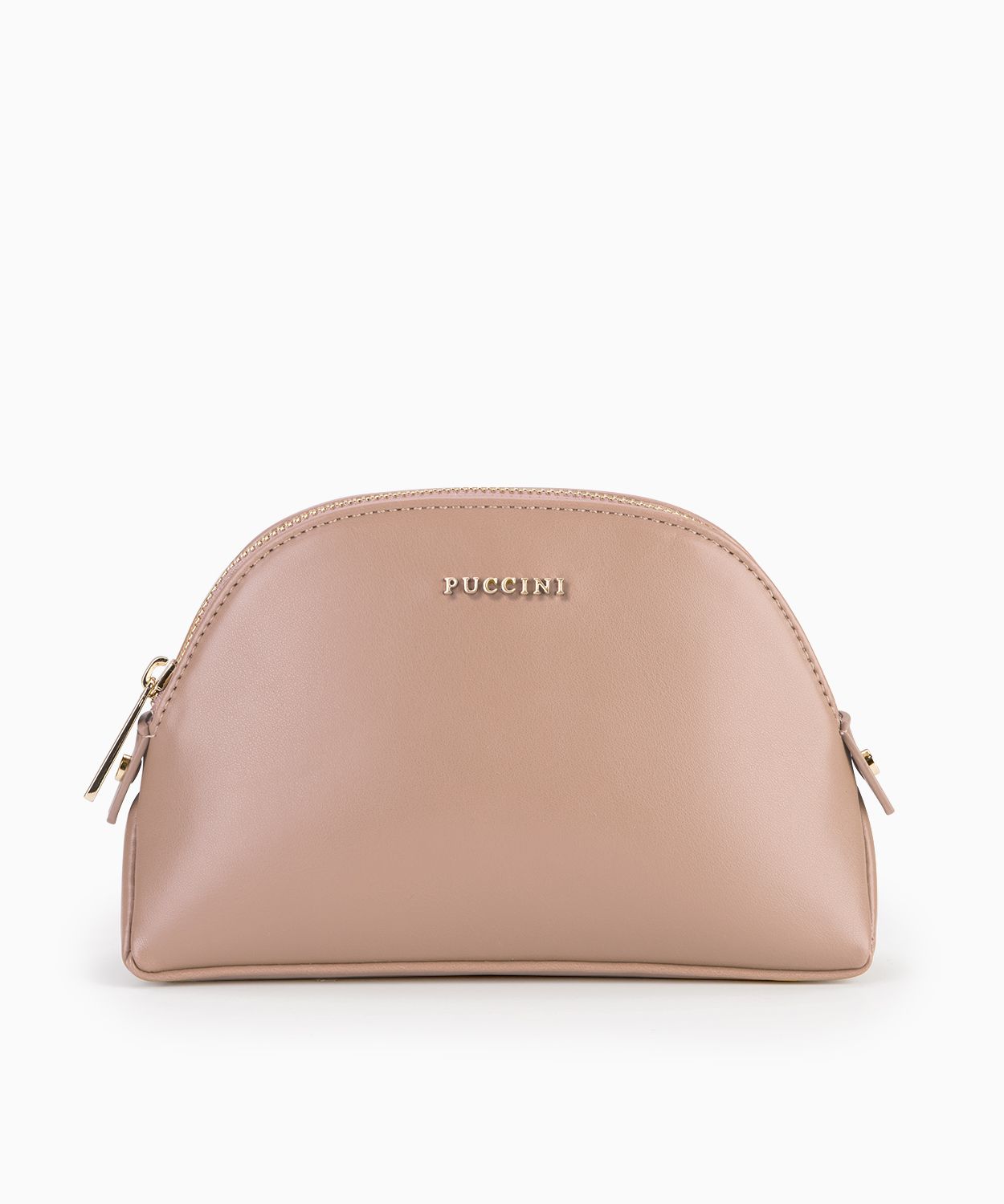 Kosmetyczka półokrągła - beżowa 