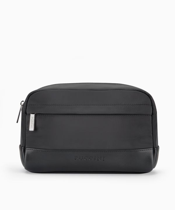 Kosmetyczka materiałowa prostokątna czarna