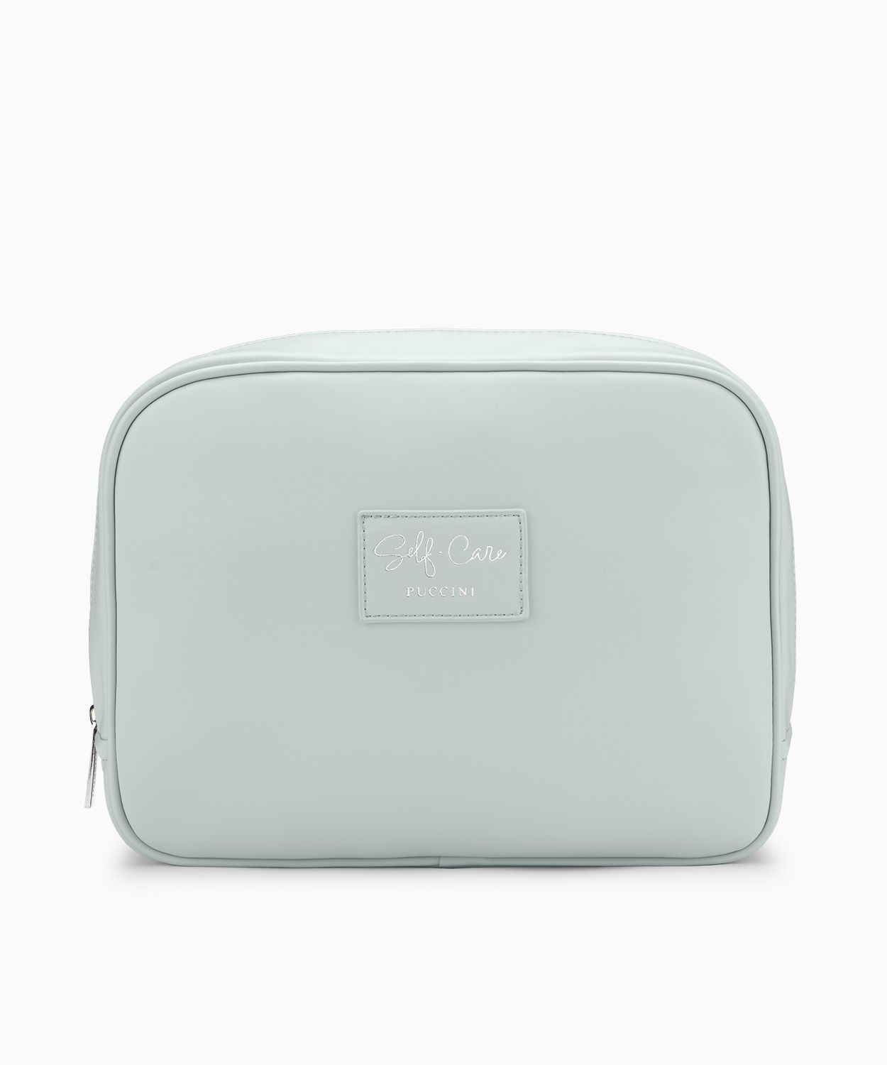 Duża kosmetyczka prostokątna - błękitna