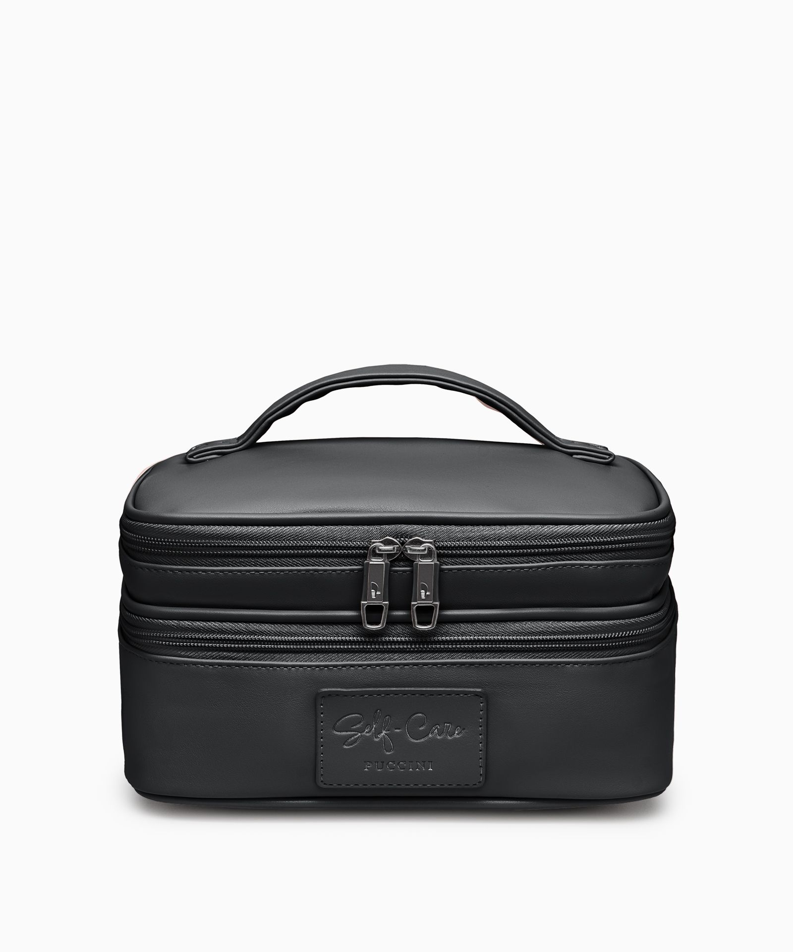 Kosmetyczka damska typu kuferek czarna