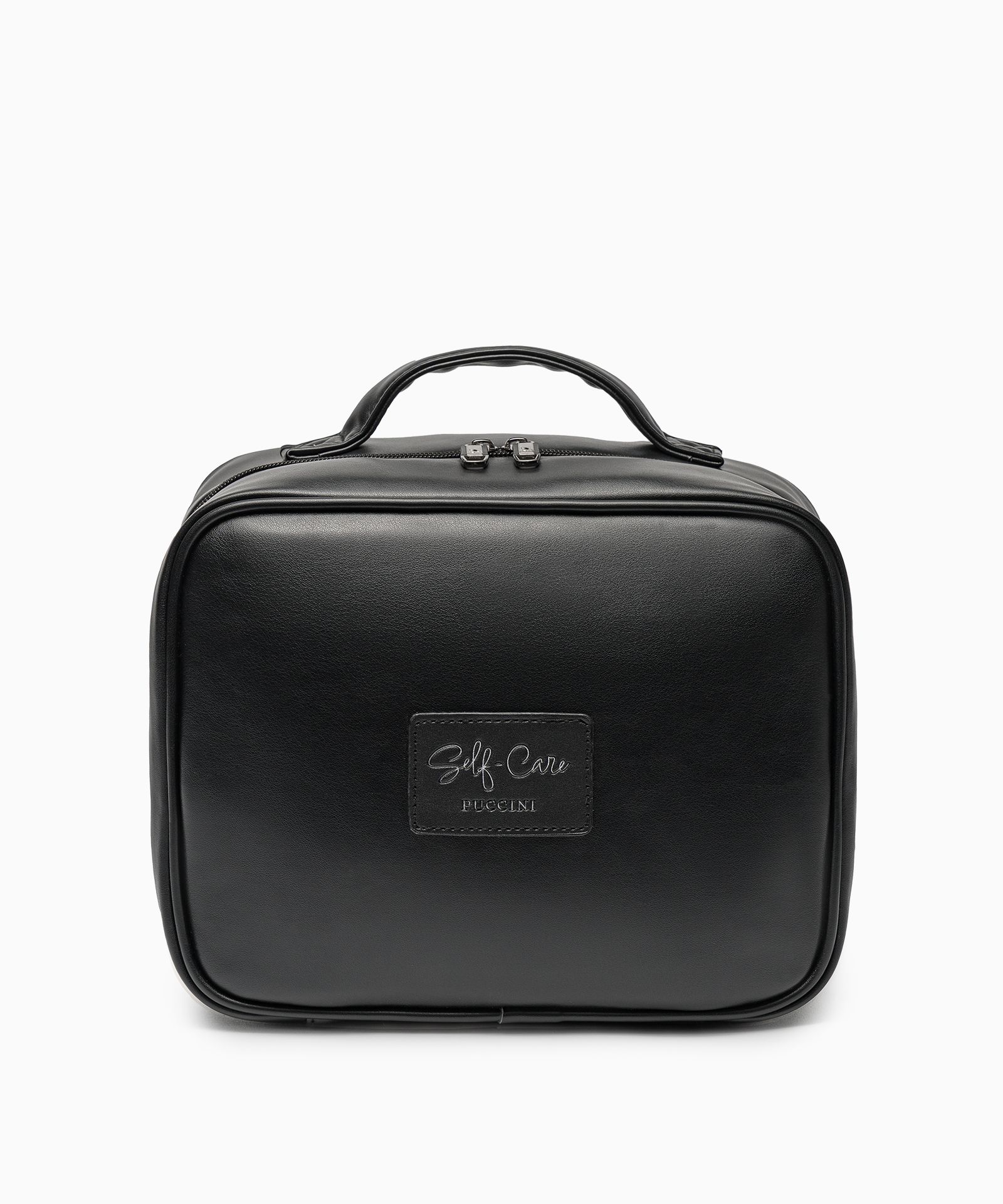 Kosmetyczka damska z haczykiem czarna