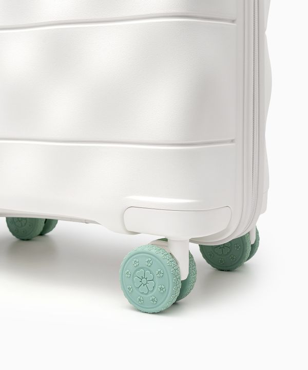 Ochraniacze na koła walizki zielone