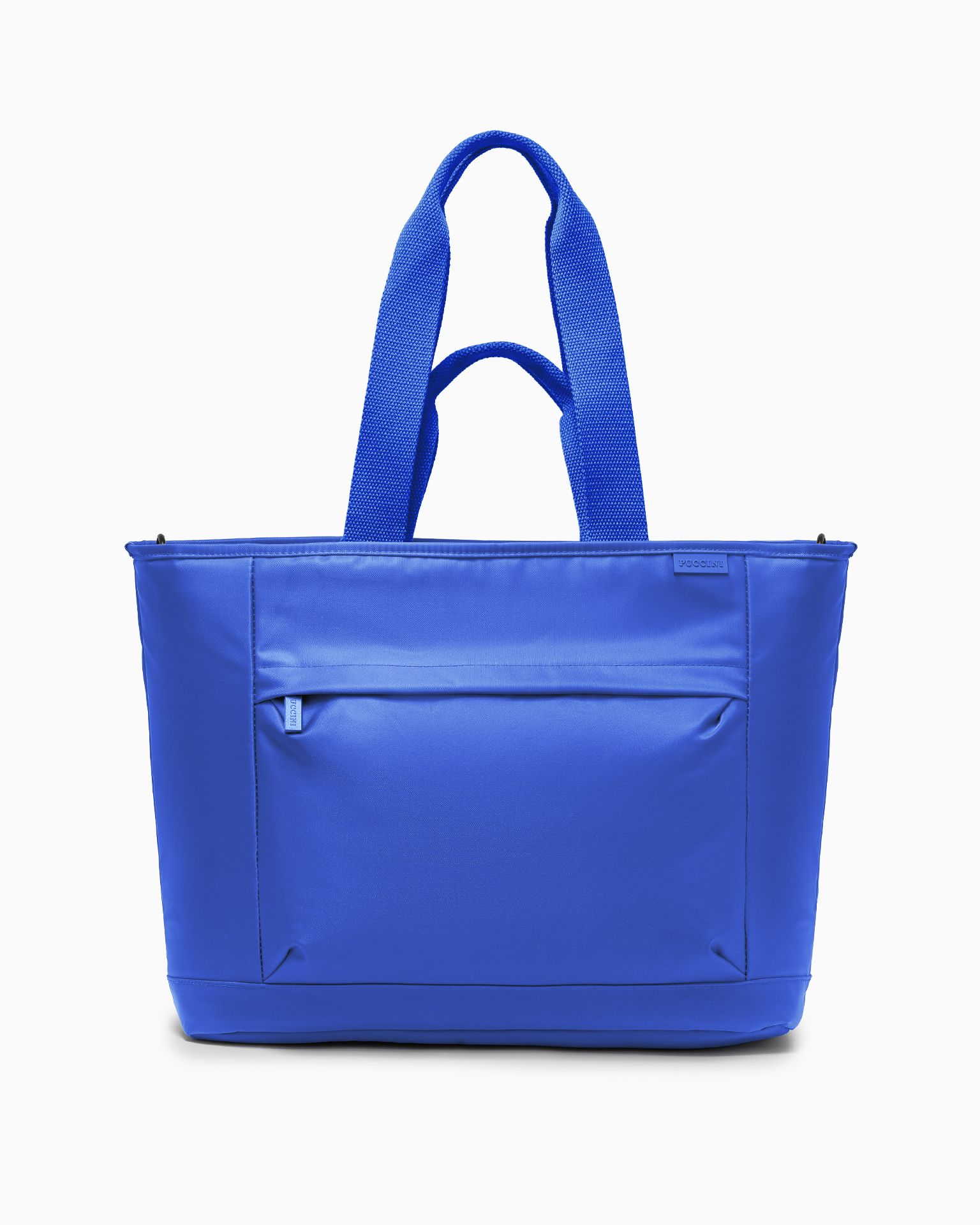 Torba tote z miejscem na laptopa 15,6 cali niebieska