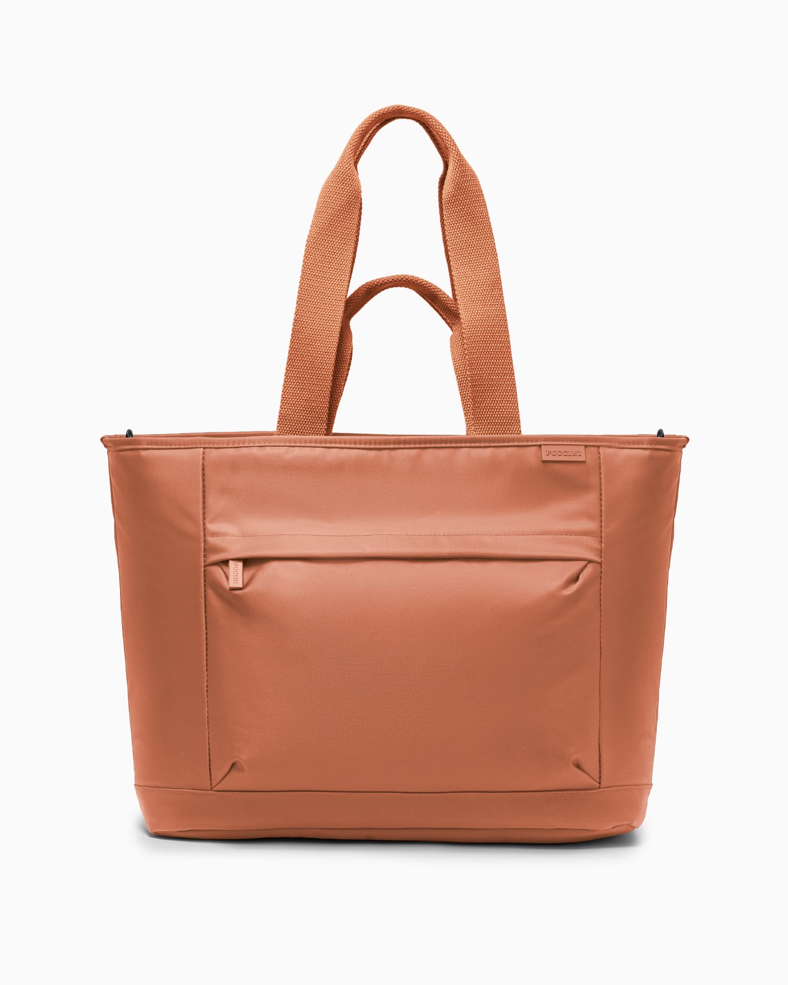 Torba tote z miejscem na laptopa 15,6 cali pomarańczowa