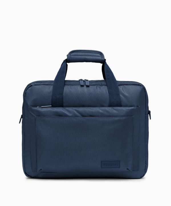 Torba na laptop 17 cali materiałowa granatowa