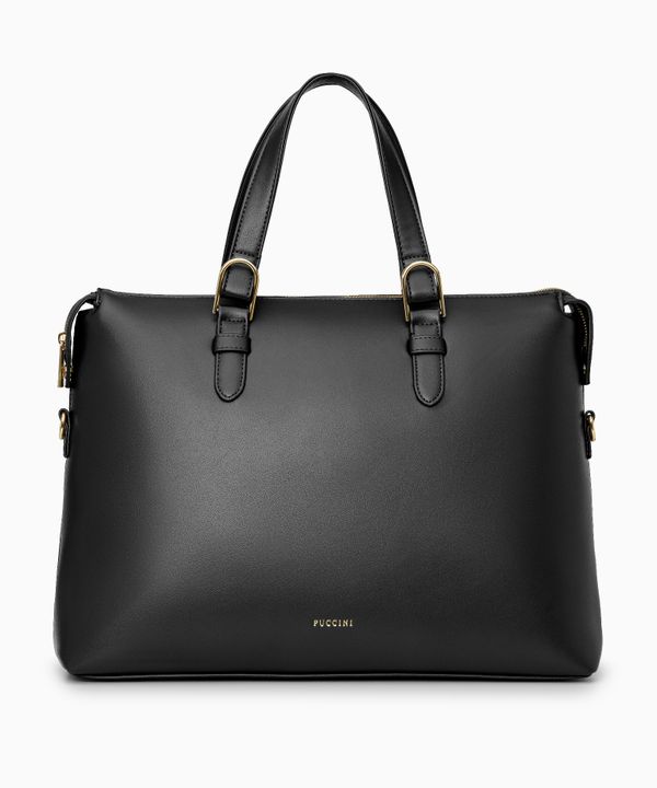 Torba na laptopa 15,6 cali damska czarna