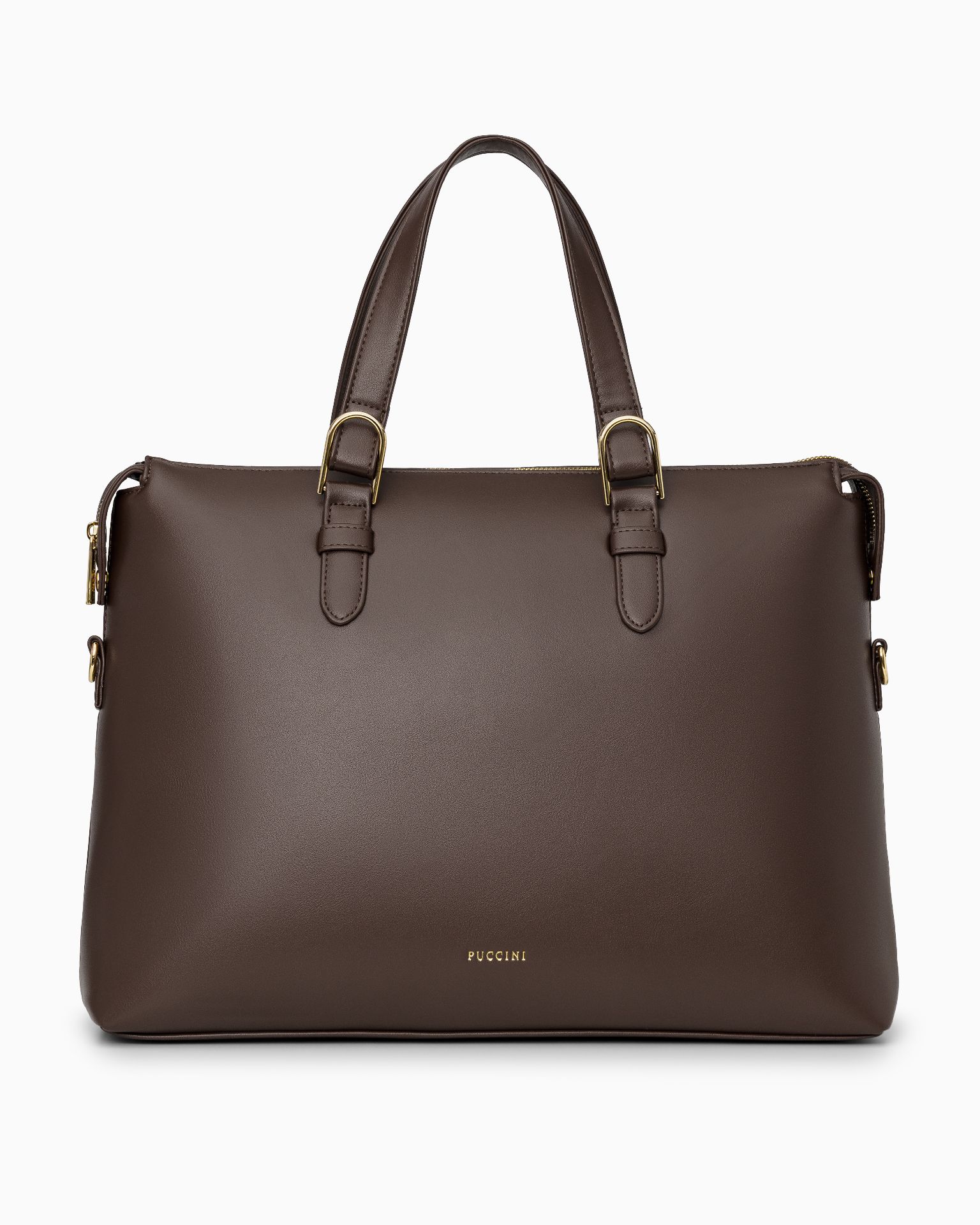 Torba na laptopa 15,6 cali damska brązowa