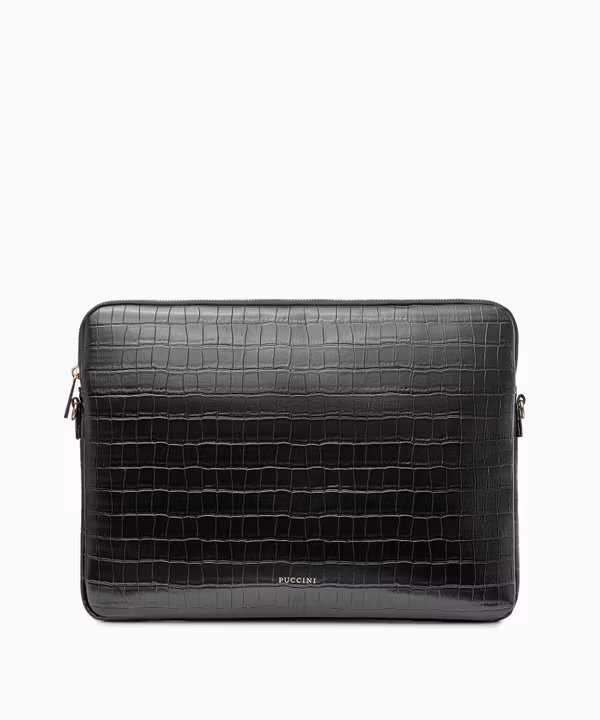 Etui na laptopa 15'6 cala czarne crocco